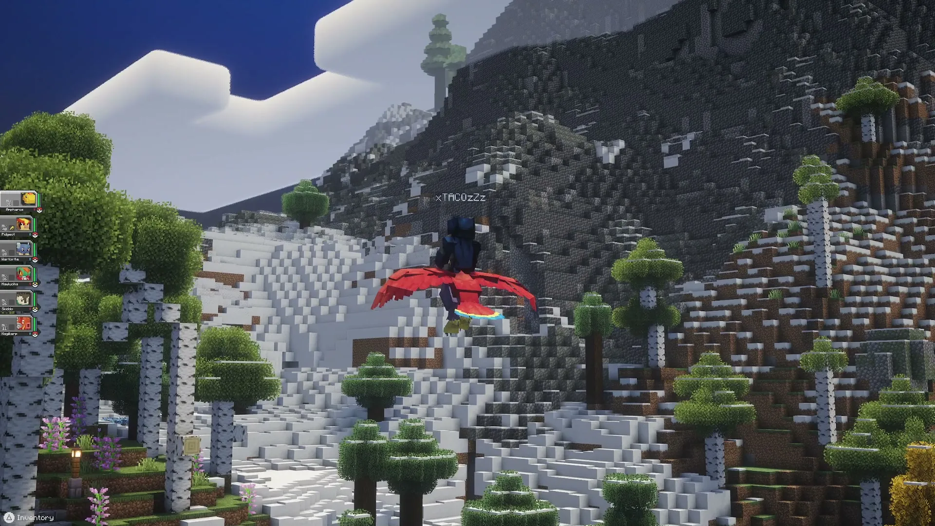 Volando sobre las cumbres